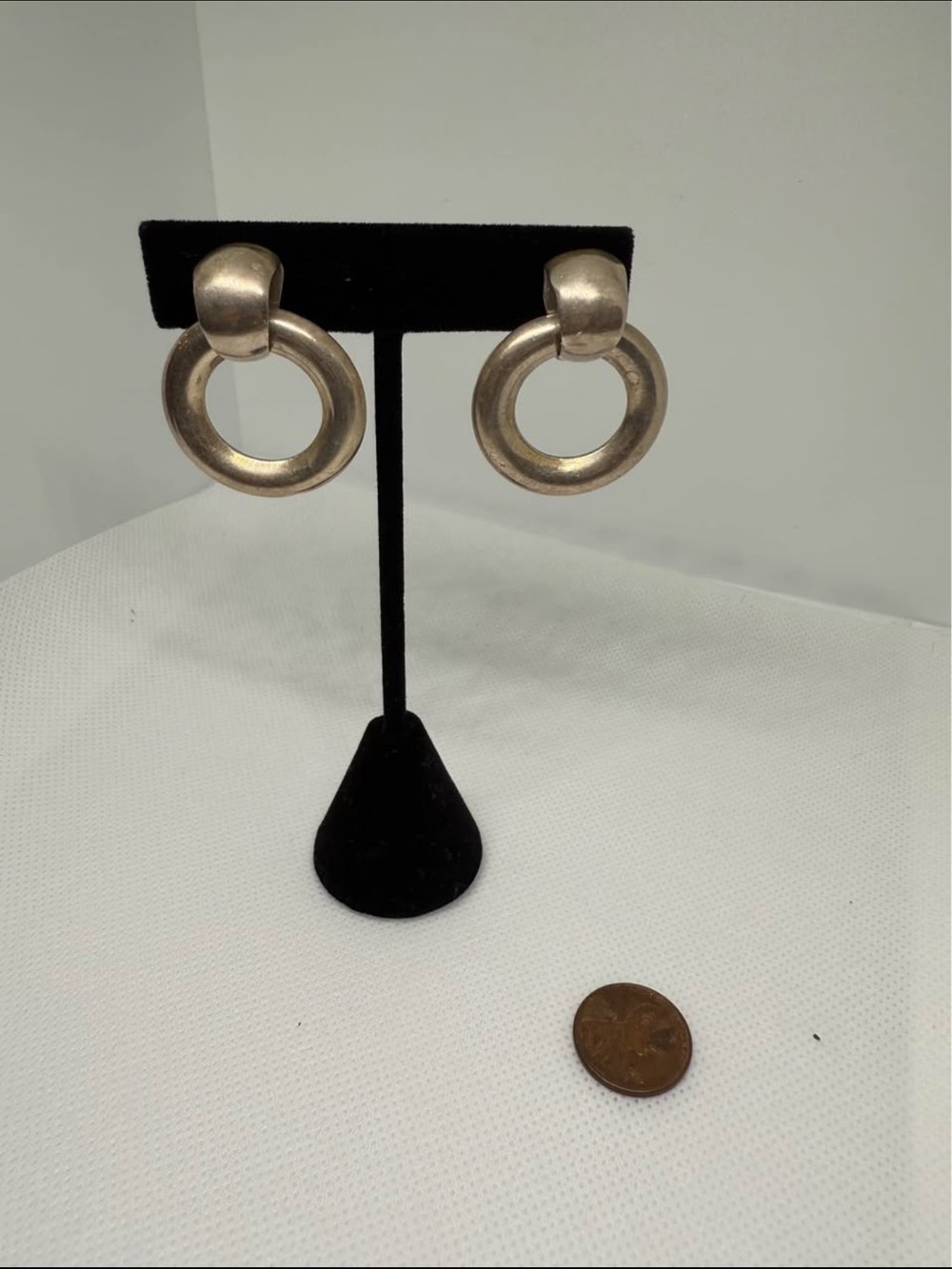 Sterling Silver Hoop Drop Earrings - Women's Jewelry